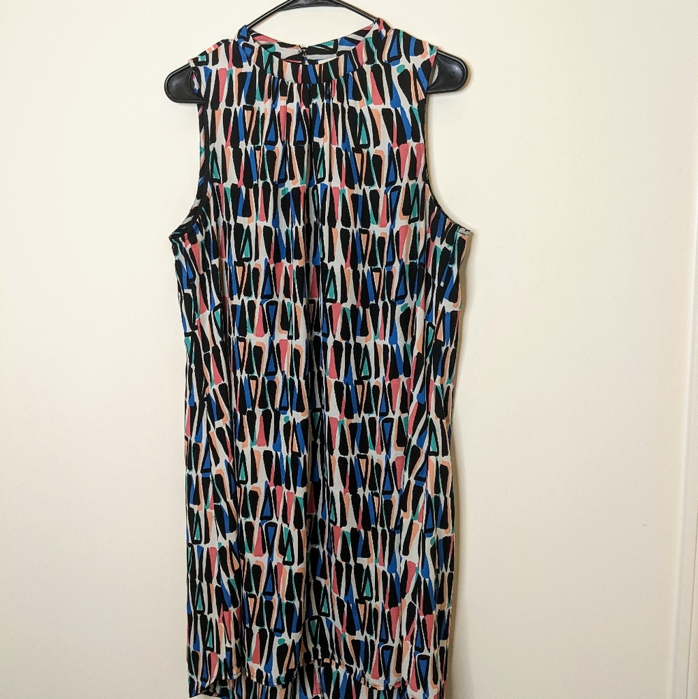 5/$25 Daniel Rain Sleeveless Geometric Print Dress